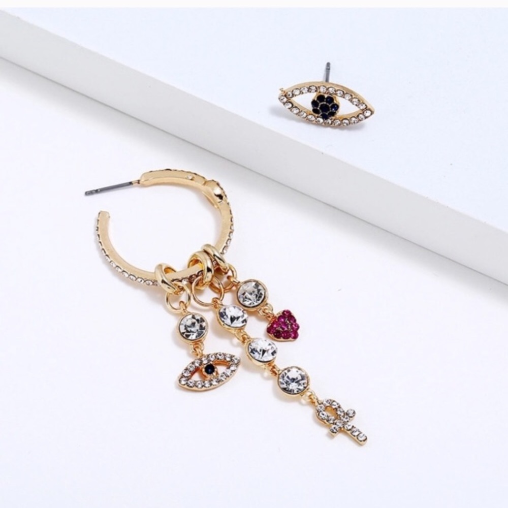 5 ⭐️FAVE Bohemian Evil Eye Earring - Picture 4 of 5